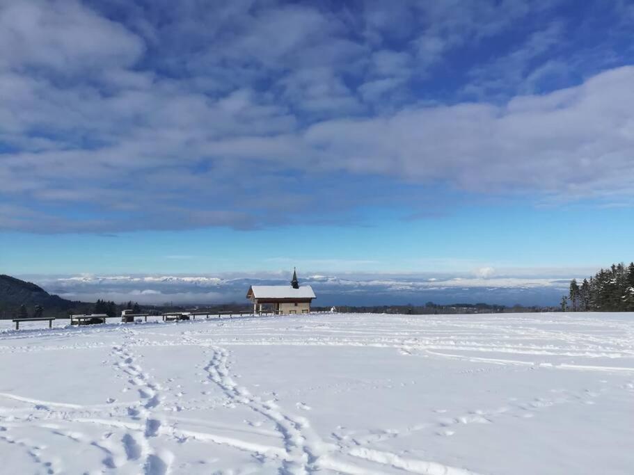 Appartement Vue Sur Le Golf Et Le Lac Leman Publier Luaran gambar